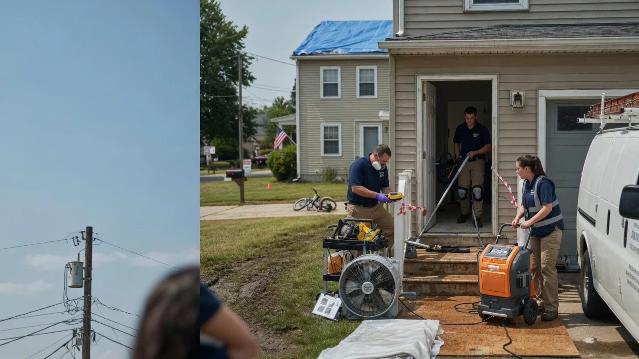 Water Damage Repair in Aubrey, TX near me